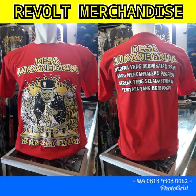 kaos band desa lukanegara, t-shirt desa lukanegara, kaos band, kaos punk