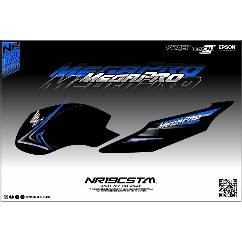 Striping Honda Megapro 2007