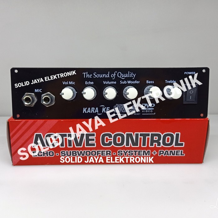 KIT TONE CONTROL AKTIF STEREO SUBWOOFER ECHO MIC KARAOKE ACTIVE PLUS PANEL BL226 BL 226 BL-266 BALI