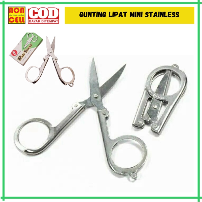 

gunting lipat kecil stainless steel