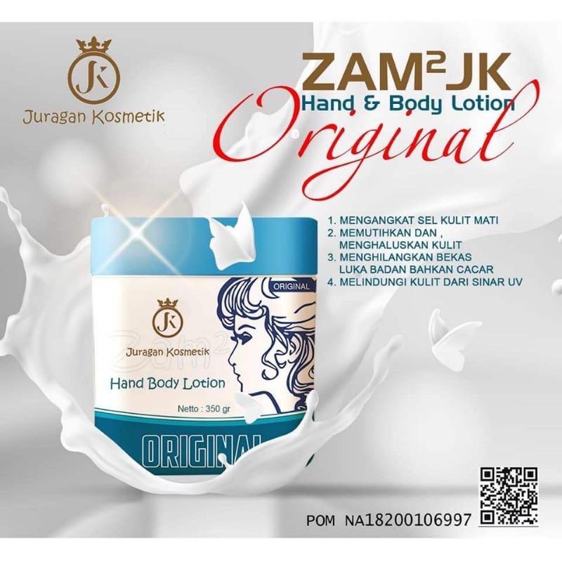 Bisa Cod - Hand Body Lotion zamj2k 300 ml - HBL Zam2jk original