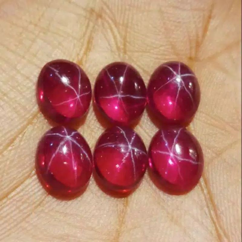 Batu Permata Ruby American Star Blue/pink Minimalis