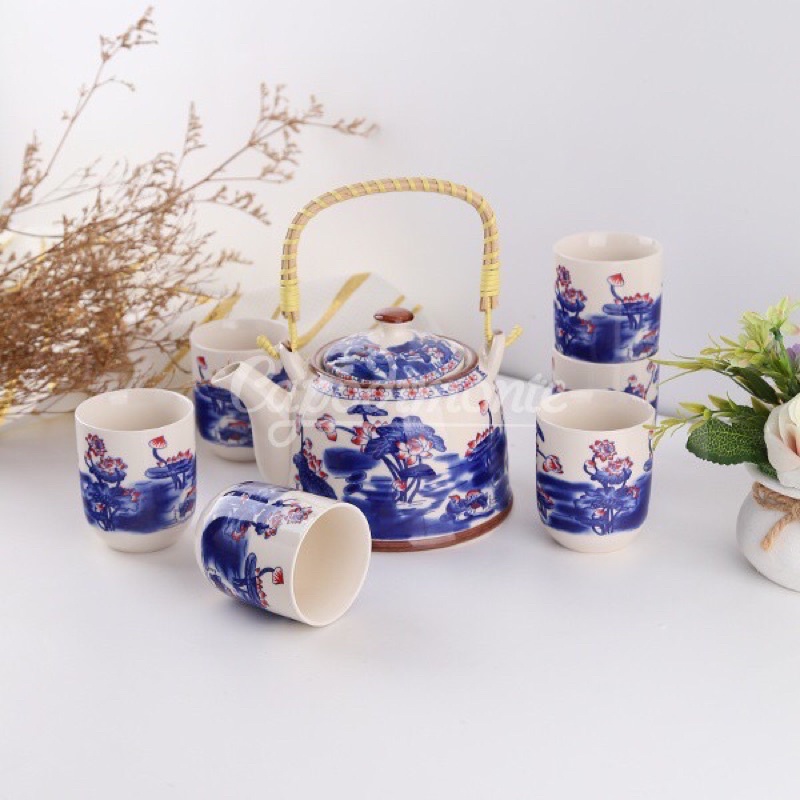 Tea Set Jepang Keramik Capodimonte