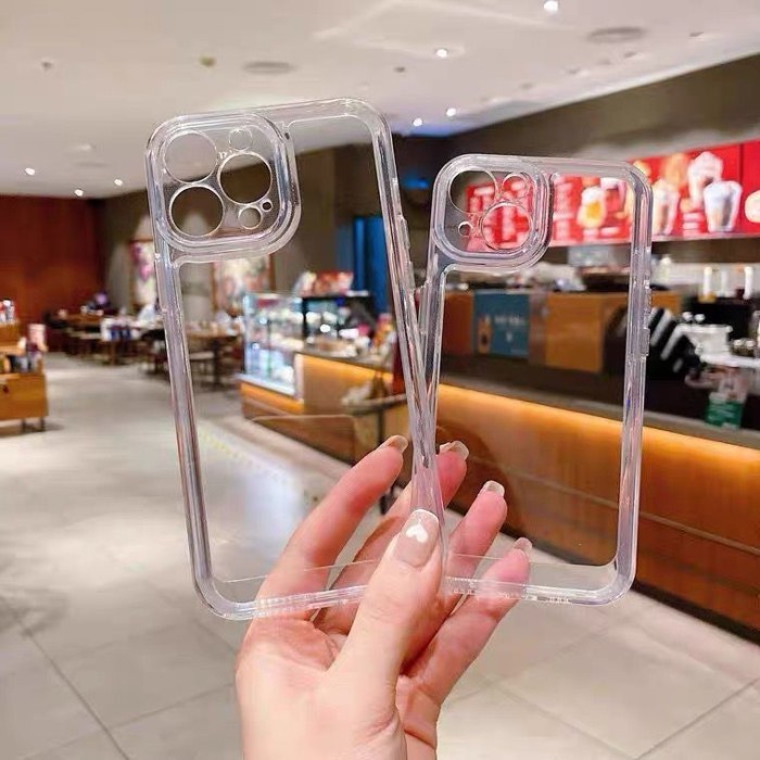 SPACE CASE SOFT TPU CLEAR CASE VIVO  Y20 Y20i Y20S Y30 Y50 Y51 2020 Y51S FULL PROTECTOR CAMERA SOFT CASE 1.6MM BENING