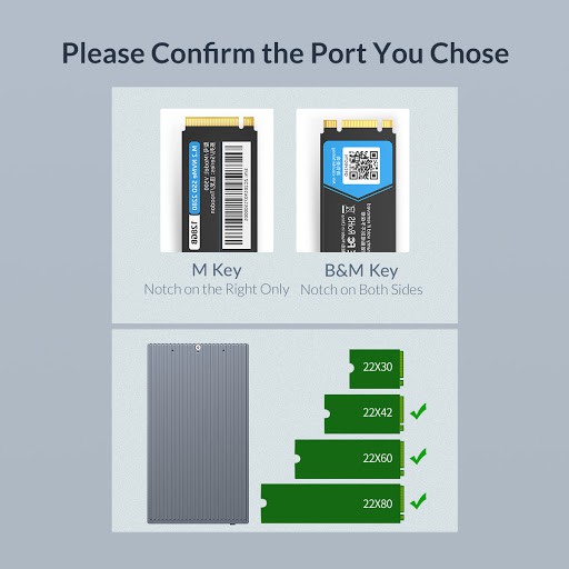 SSD Enclosure Orico M.2 2 bay NVMe &amp; NGFF usb type-c M2NV01-C3 - Casing m2 ssd dual slot nvme &amp; ngff