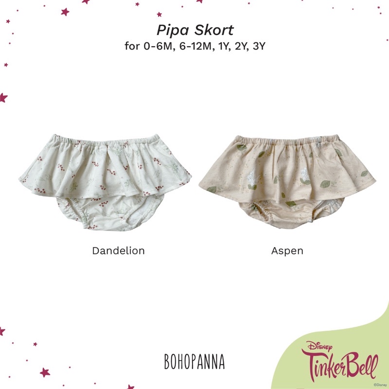 Bohopanna Pipa Skort Bloomer - Celana Rok Anak Bohobaby Pipa Skort