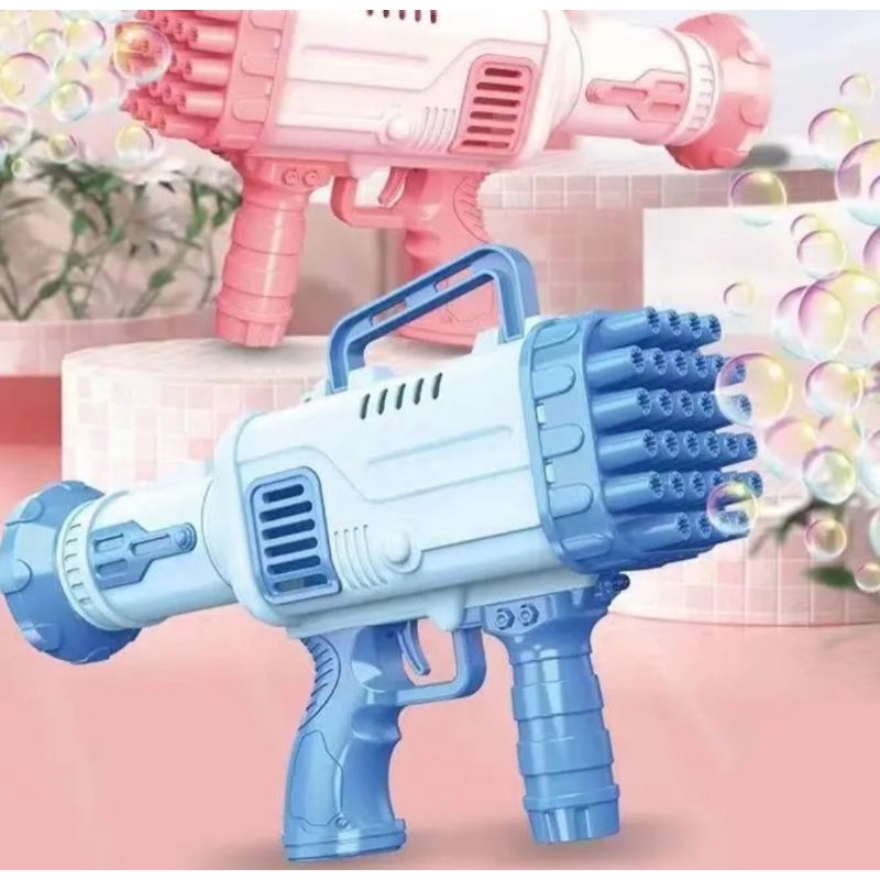 Tembakan gelembung  jumbo 32 lubang ~ gatling bubble jumbo 32 lubang  ~ automatic bubble gun