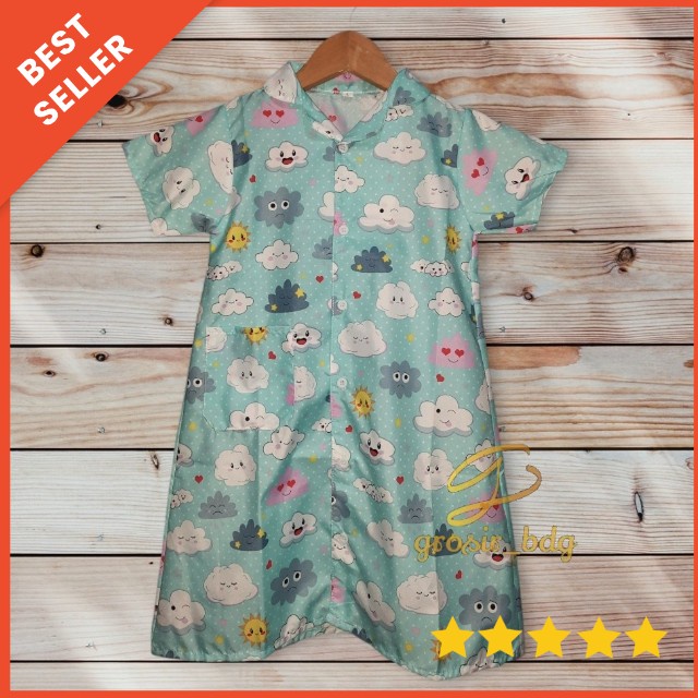 Daster anak karakter dress anak 1-11 tahun katun claudia