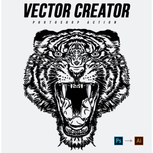 Vector Creator Photoshop Action