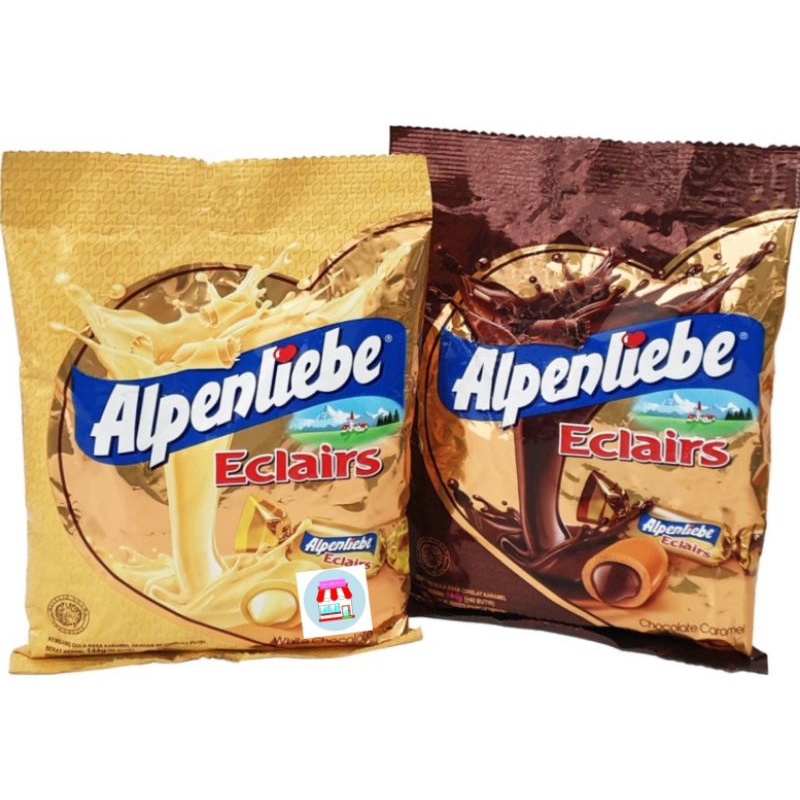 

Alpenliebe Eclairs Caramel/White Isi 40Pcs