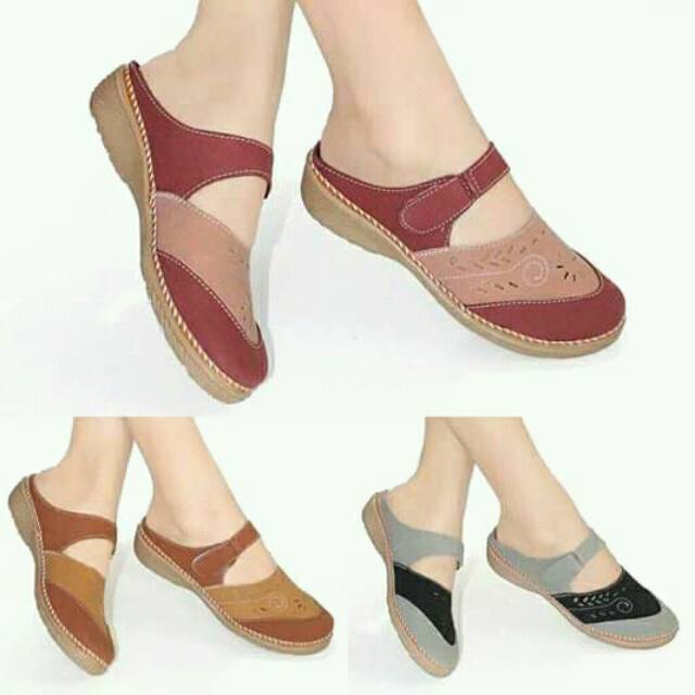 Sepatu sandal wanita slop