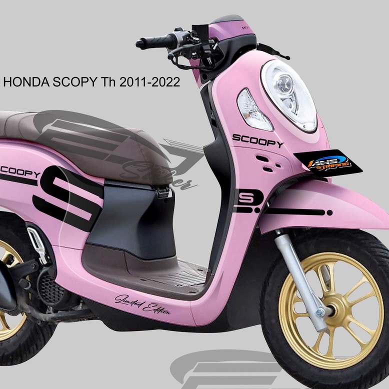 STICKER DECAL SCOOPY 2021 2022 FULL BODY / STIKER SCOOPY WARNA CANTIK