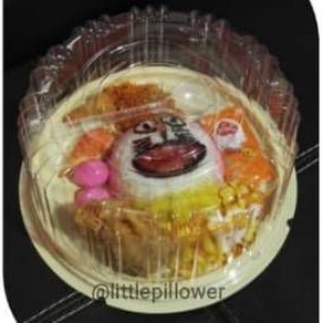 (ISI 10PCS) Mika Tumpeng Mini D20 T11 KREM/ Mika Bolu Bulat/ Mika Kue Tart