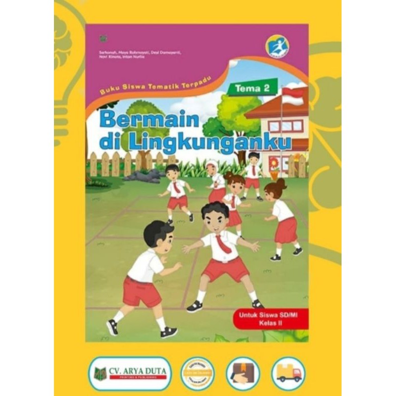 ORI buku teks pendamping tematik k13 penerbit Arya duta kelas 2 tema 2 edisi terbaru