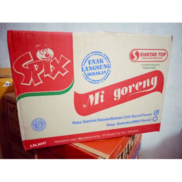 

Mie Goreng Spix isi 100 bungkus @9gr