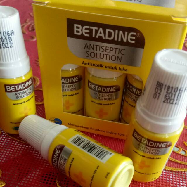 Betadin Obat luka luar Betadine antiseptik cair 5ml