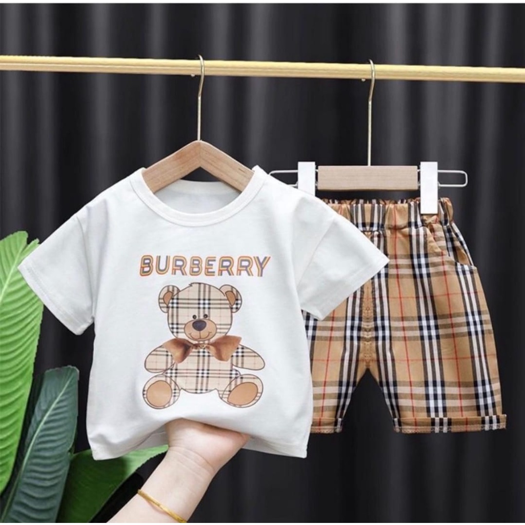 SETELAN ANAK LAKI LAKI DAN PEREMPUAN SETELAN ANAK USIA 1-5 TAHUN SETELAN MOTIF KAOS PANDA TERBARU 2022 GALERY SHOP08