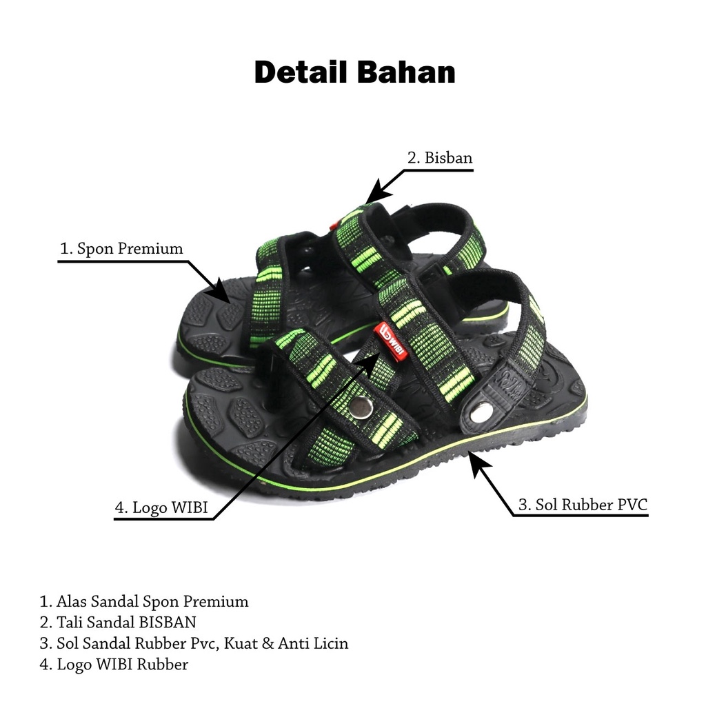 AFLAH X WIBI Sandal Gunung Anak Laki-laki Size 26-37 SW01