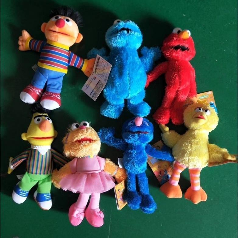 Elmo Sesame Street terompet mainan boneka mewah