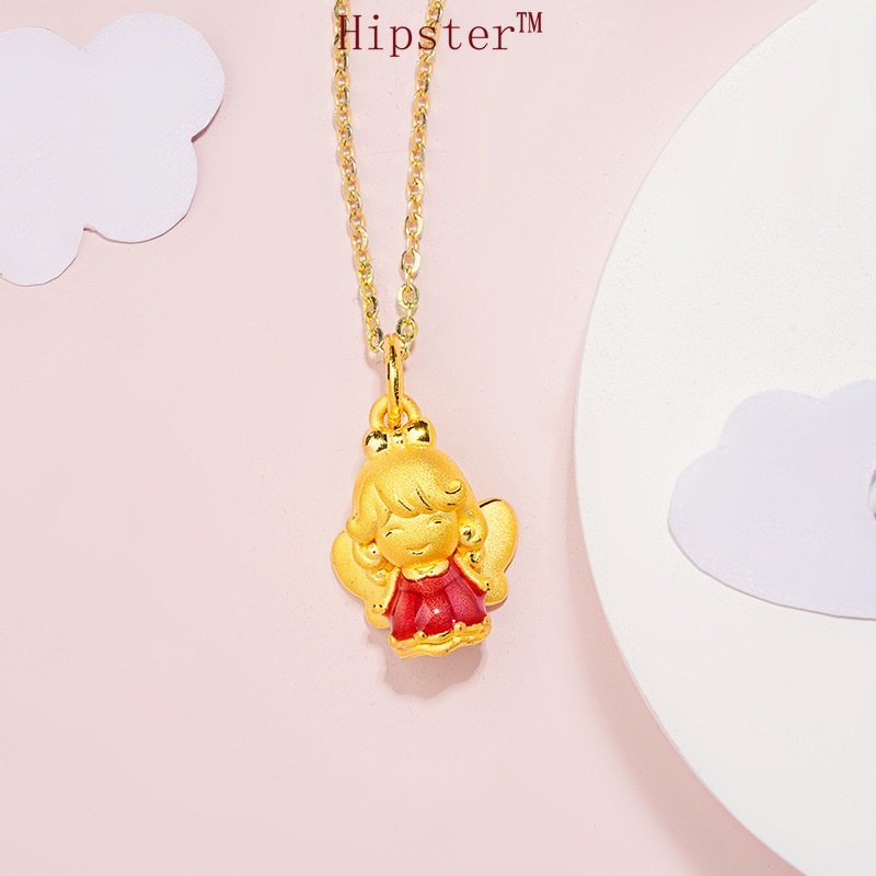 Gold Accessories Women's Cartoon Pendant Necklace