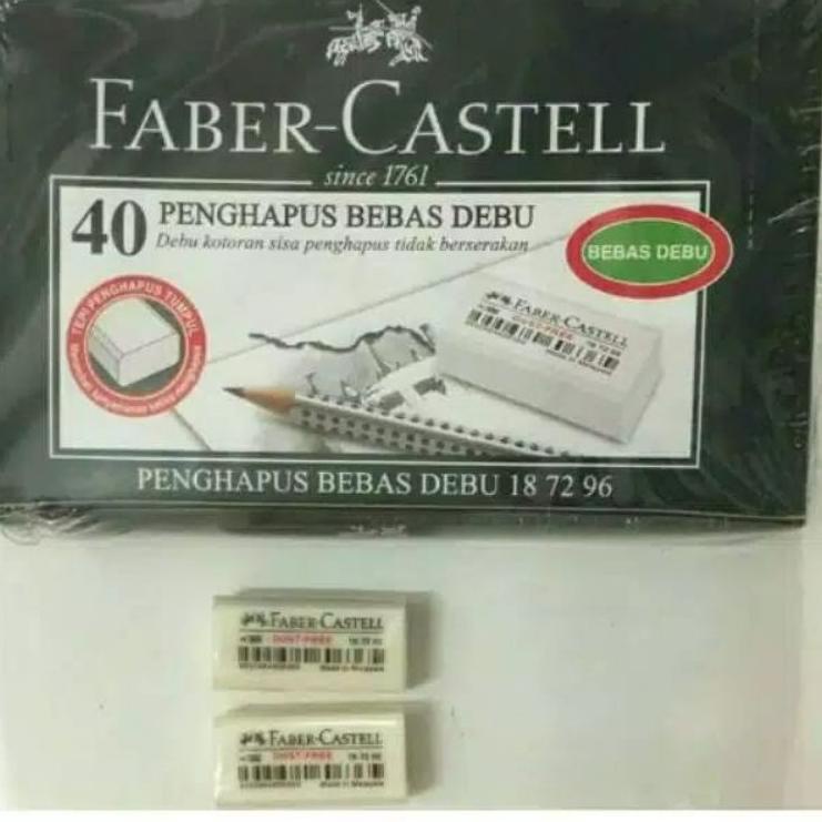 

Koleksi Terbaru.. [1 pak] penghapus eraser FABER CASTELL kecil putih isi 40 pcs