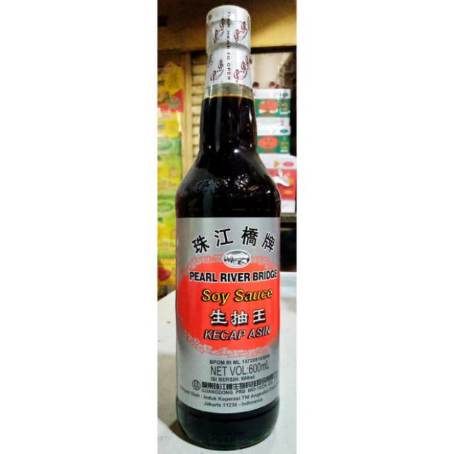 SOY SAUCE PEARL RIVER BRIDGE 600ML / KECAP ASIN