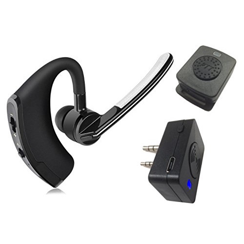 BTHD1 Wireless Dual Bluetooth 4.1 Earpiece for Radio Walkie Talkie - Earphone Bluetooth untuk Walkie Talkie dengan K-Plug