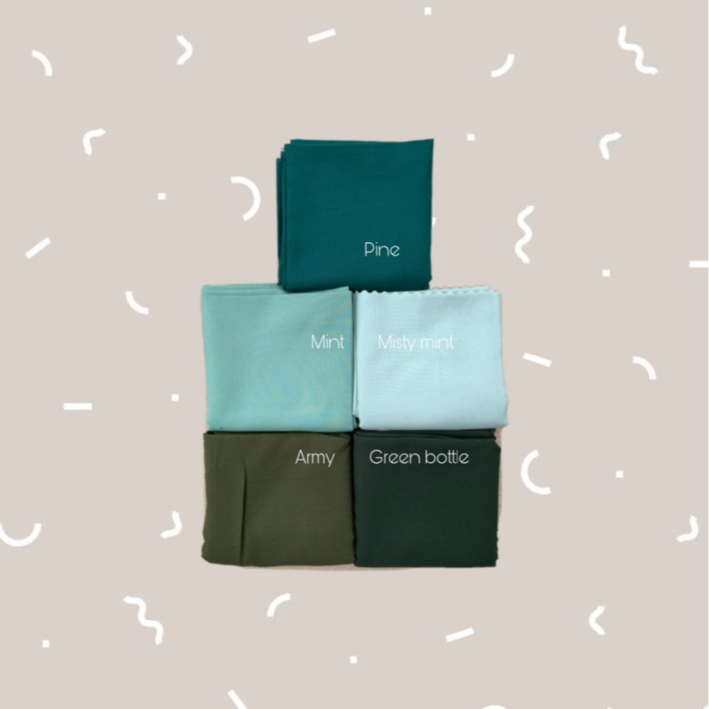 Hijab segi empat Oscara lasercut Azara