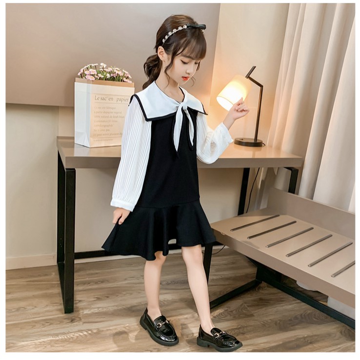 babyfit dress CALLA LILY baju anak perempuan gaun lengan panjang