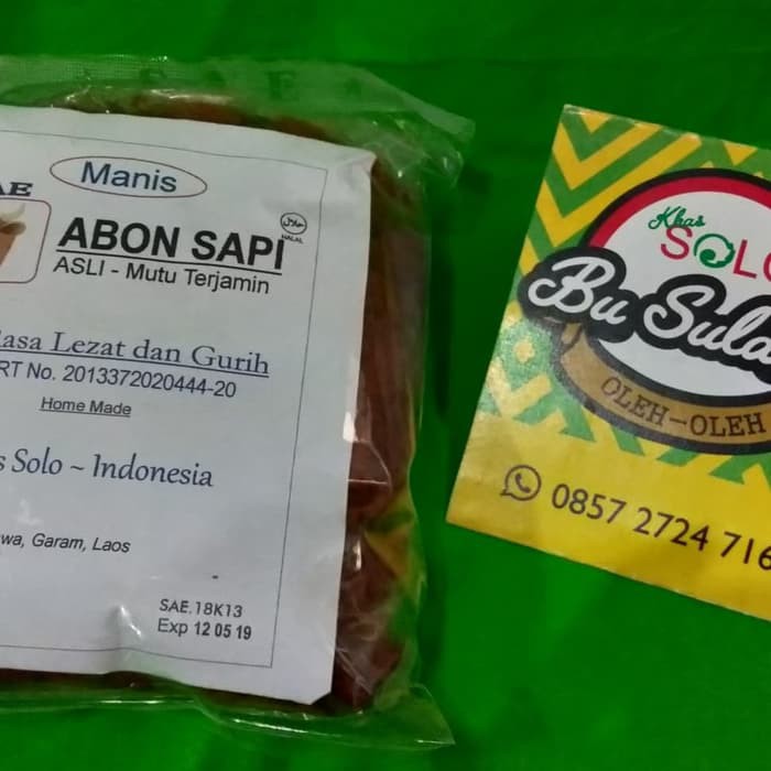 

ABON SAPI ASLI SOLO SAE MANIS DA45