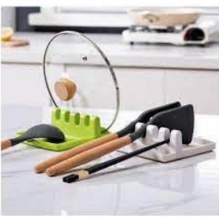 Tatakan Tutup Panci Sodet Spatula Holder Alat Masak Rak Dapur Kitchen Rack