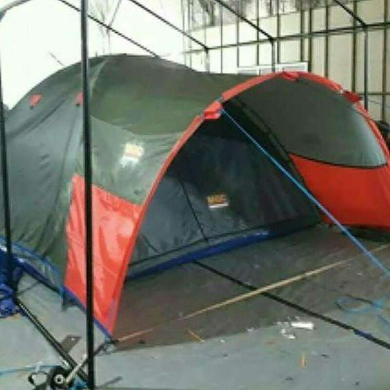 Tenda kemping double layer kap 8 orang double layer full