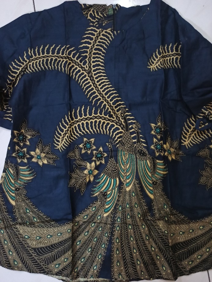 Samhadi Batik Blouse Blus Seragam Ecer Atasan Batik Wanita Formal Non Formal Batik Wanita M L Xl Xxl