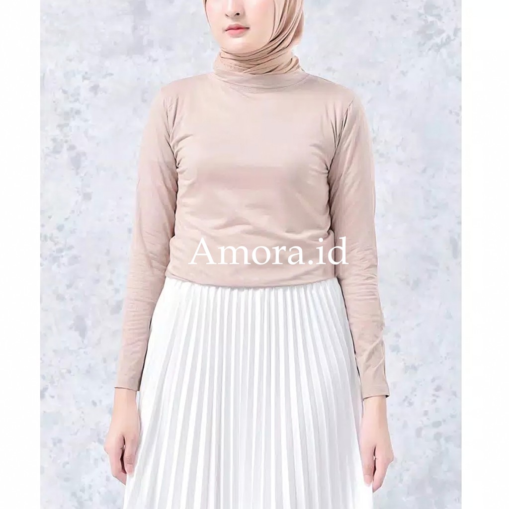 AMORA Baju Manset Wanita Dalaman Gamis Size M L XL XXL