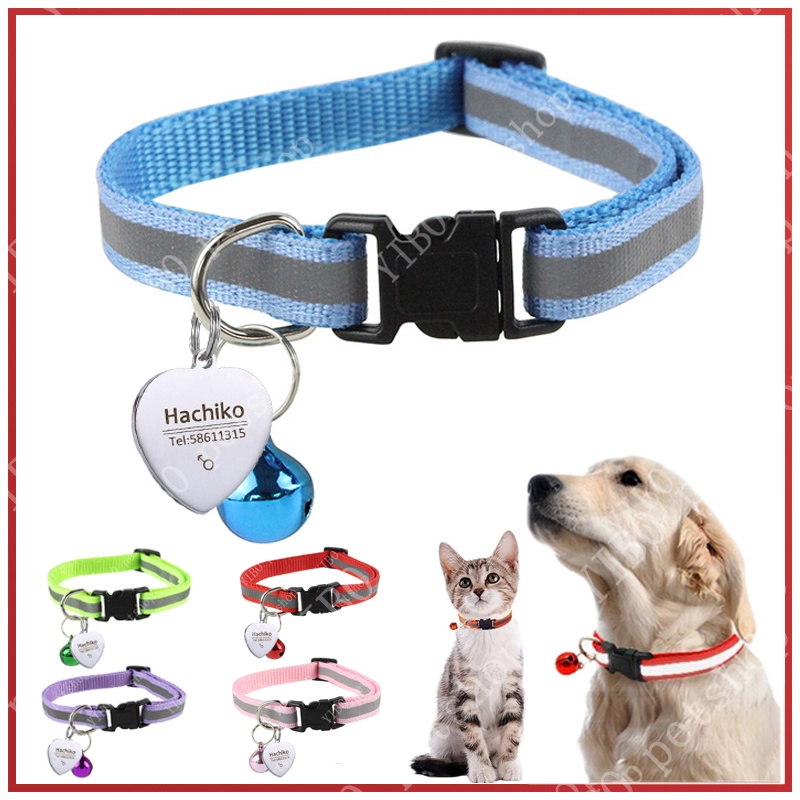 Kalung Anjing / Kucing Peliharaan Bahan Stainless Steel Ukuran 19-32cm