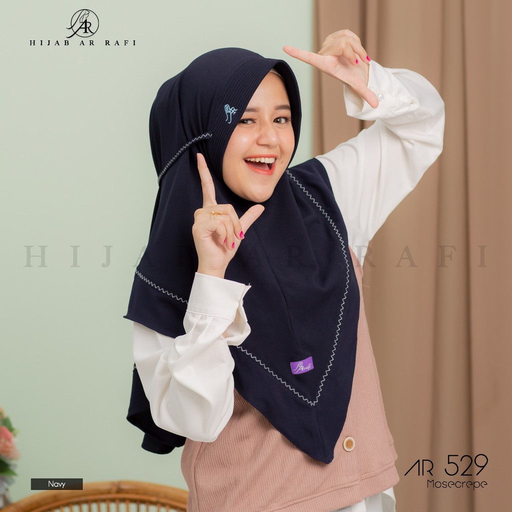 COD ✔️ TERLARIS ✔️ Jilbab Instan Arrafi kode Ar 529 hijab arrafi dan bergo maryam tali bahan mosecre