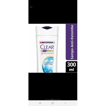 clear shampoo 300ml
