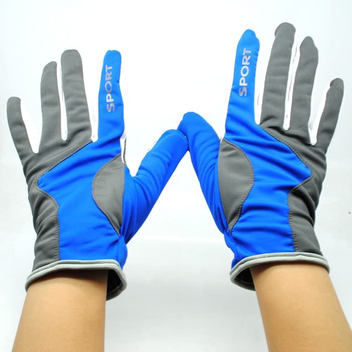 Sarung Tangan Olahraga Motor Sepeda full Jari gloves Anti Slip KP 804