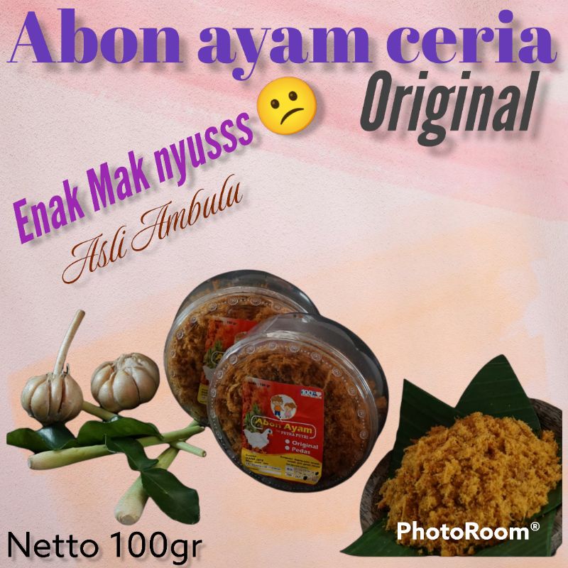 

Abon ayam ceria original asli Ambulu