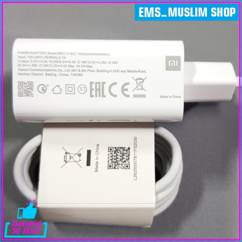 Charger Xiaomi Redmi 10 Xiaomi 12 Lite Turbo Charger Fast Charging Type C