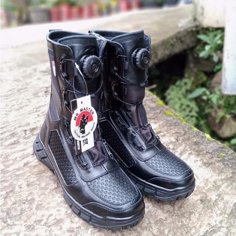 SEPATU PDL TALI PUTAR LIBRA SARANG TAWON MR.MASTER KULIT ASLI SEPATU PDL DINAS TNI POLRI SECURITY