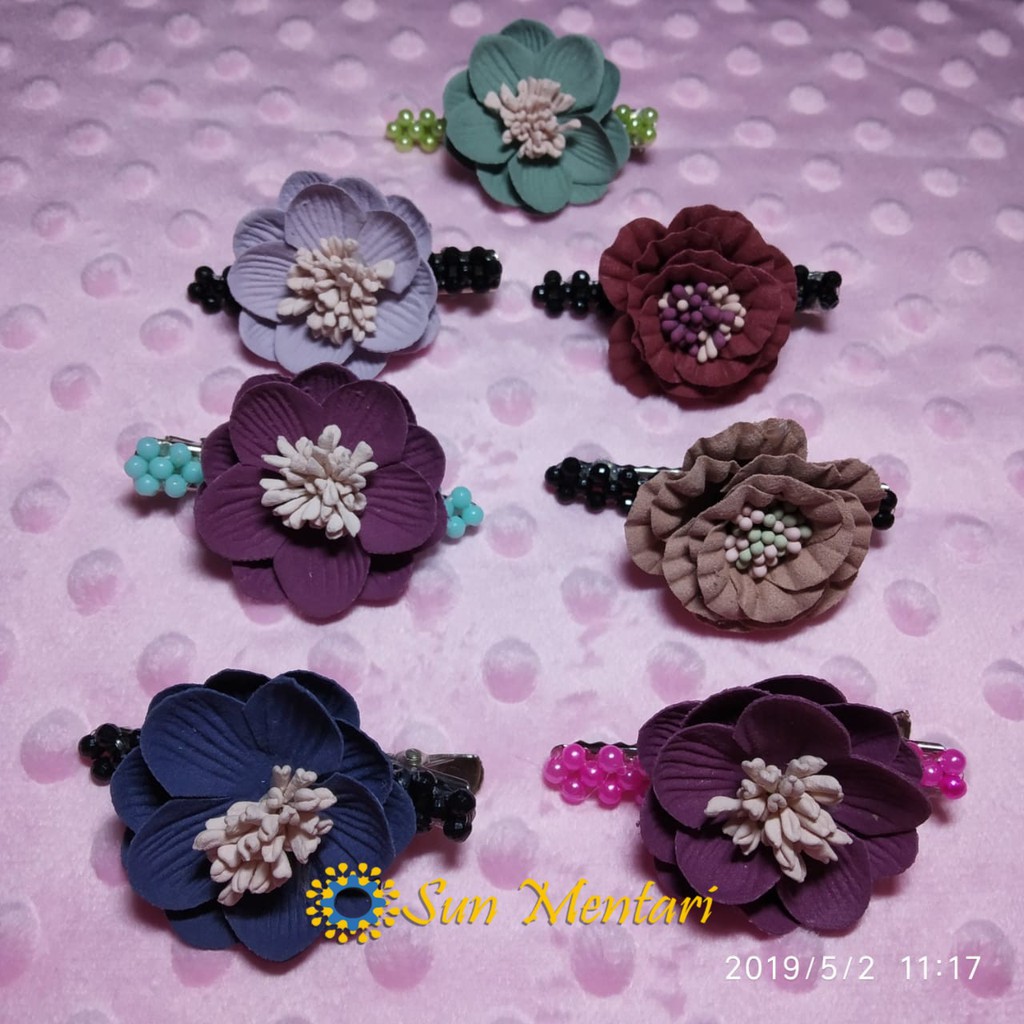 Jepitan Rambut Bunga Matahari