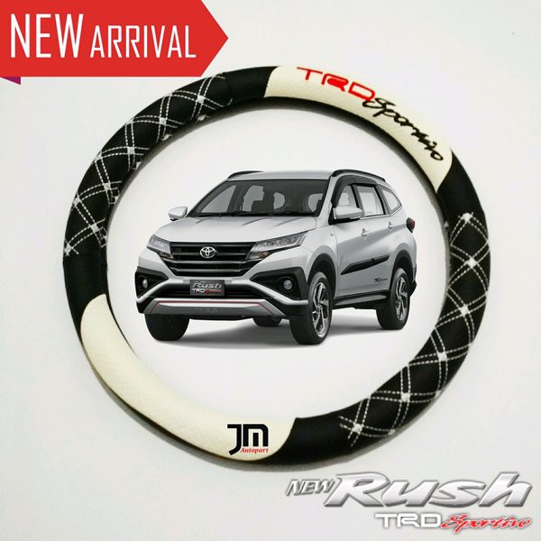 SDK180 Cover Setir sarung stir mobil Toyota rush Trd Sportivo