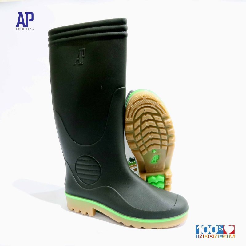 sepatu AP Boots  2003 green kuat dan tangguh tahan minyak