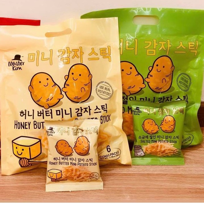 [HALAL] Master Kim MINI Potato Stick 80gr / Mini Stik Snek Kentang Goreng Gurih Renyah