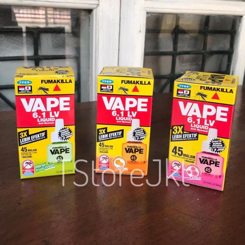 Obat Nyamuk Fumakilla Liquid Elektrik 45 Malam (Refill/Isi Ulang 45M)
