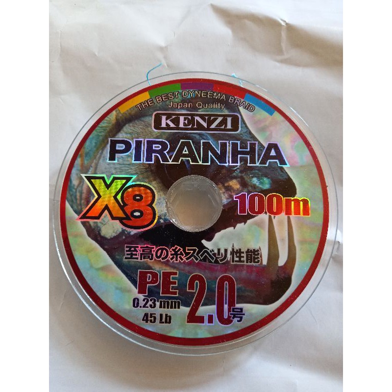 SENAR/TALI PE PIRANHA 0.8 1.0 1.5 3.0 4.0 5.0 6.0 8.0