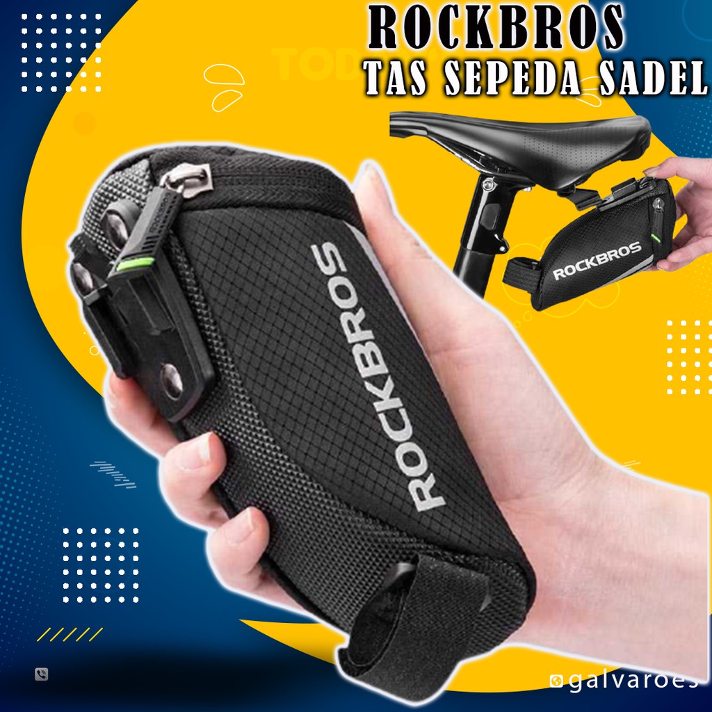 Rockbros Tas Barang Sadel Jok Belakang Sepeda Waterproof Bag 1.5L - C27-1 Tahan Air