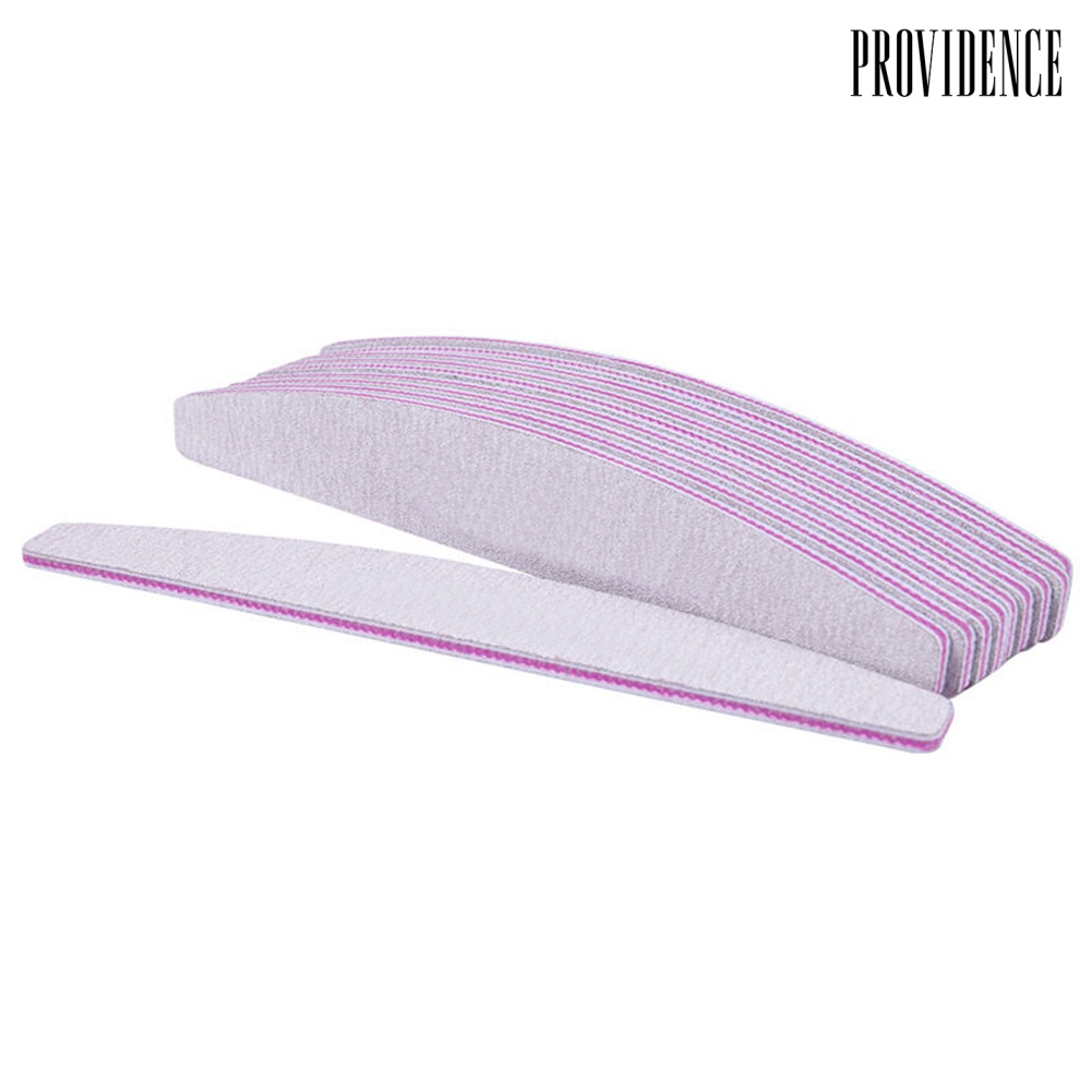 Providence 10pcs Kikir Kuku 100 / 180 Untuk Manicure / Nail Art
