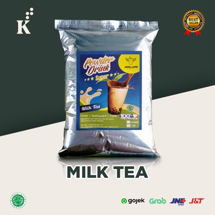 

BUBUK MINUMAN BUBBLE POWDER DRINK RASA MILK TEA SUPER JAVALAND 1KG